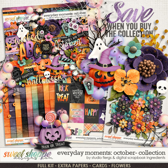 Everyday Moments: October Bundle by Studio Flergs & Digital Scrapbook Ingredients Everyday Moments: October Bundle by Studio Flergs & Digital Scrapbook Ingredients
