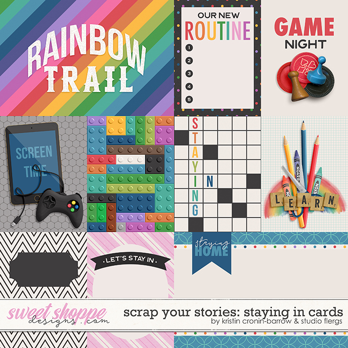 Scrap Your Stories: Staying In- CARDS by Studio Flergs & Kristin Cronin-Barrow
