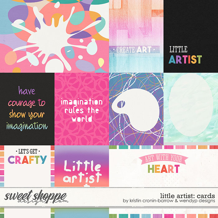 Little Artist - Cards by Kristin Cronin-Barrow & WendyP Designs