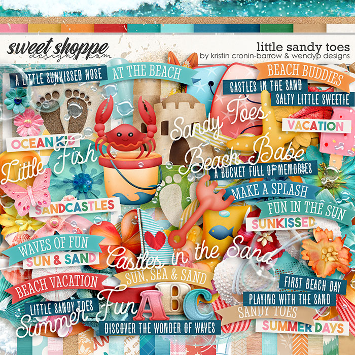 Little sandy toes by Kristin Cronin-Barrow & WendyP Designs