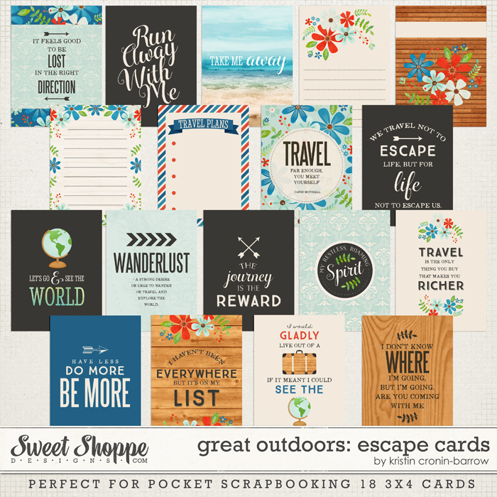 Great Outdoors: Escape Cards by Kristin Cronin-Barrow