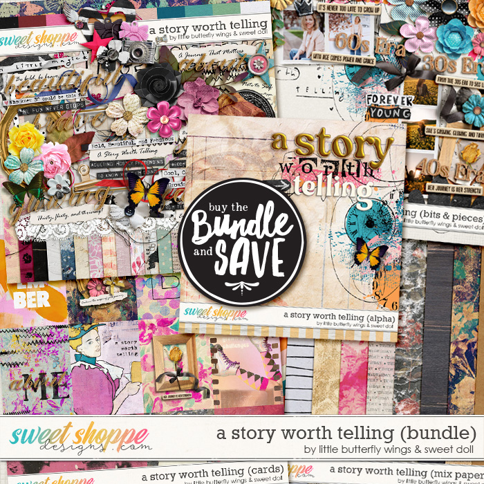 A Story Worth Telling {bundle} by Little Butterfly Wings & Sweet Doll