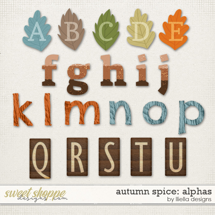 Autumn Spice Alphas by lliella designs