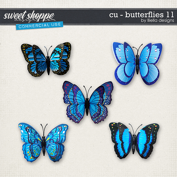 CU - Butterflies 11 by lliella designs