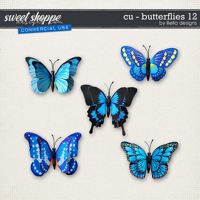 CU - Butterflies 12 by lliella designs