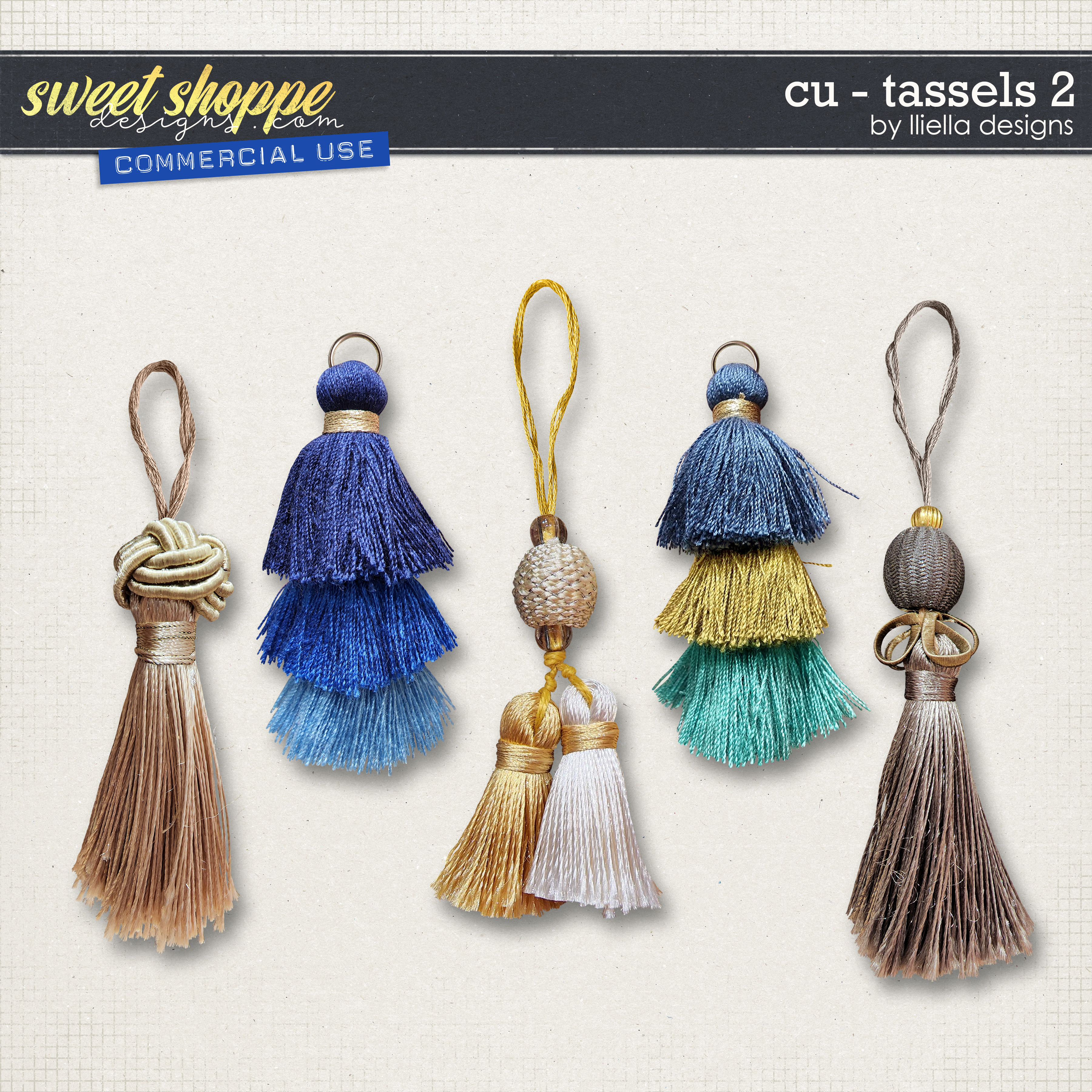 CU - Tassels 2 by lliella designs