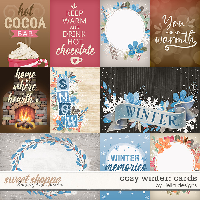 Cozy Winter Cards by lliella designs