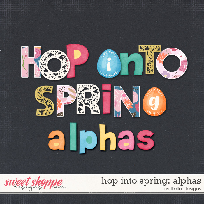 Hop Into Spring Alphas by lliella designs Hop Into Spring Alphas by lliella designs