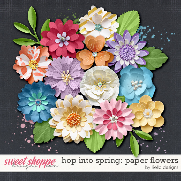 Hop Into Spring Paper Flowers by lliella designs