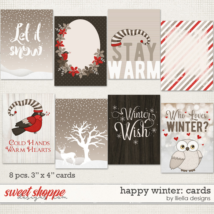 Happy Winter: Cards by lliella designs Happy Winter: Cards by lliella designs