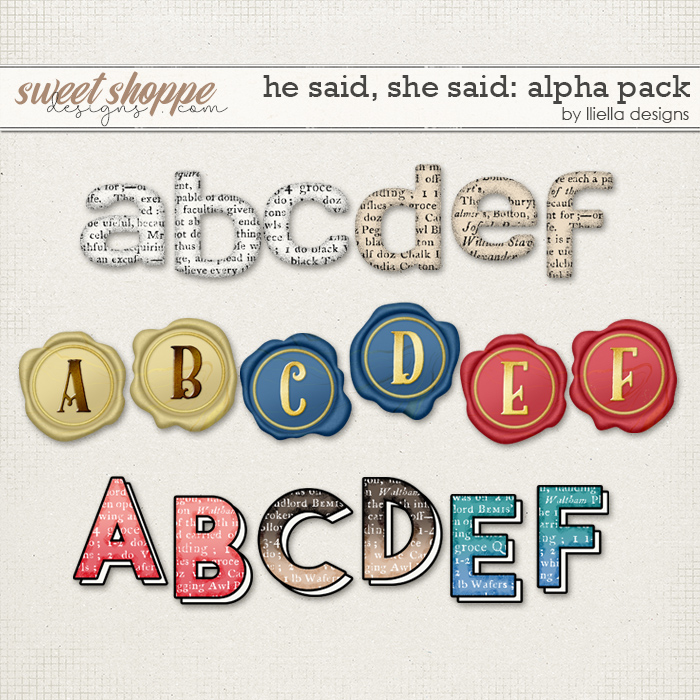 He Said, She Said Alpha Packsby lliella designs