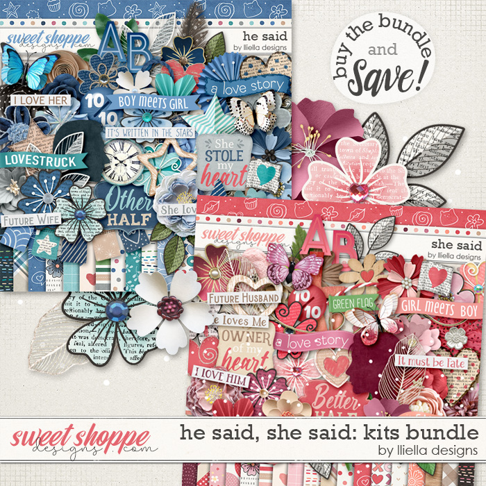 He Said, She Said Kits Bundle by lliella designs