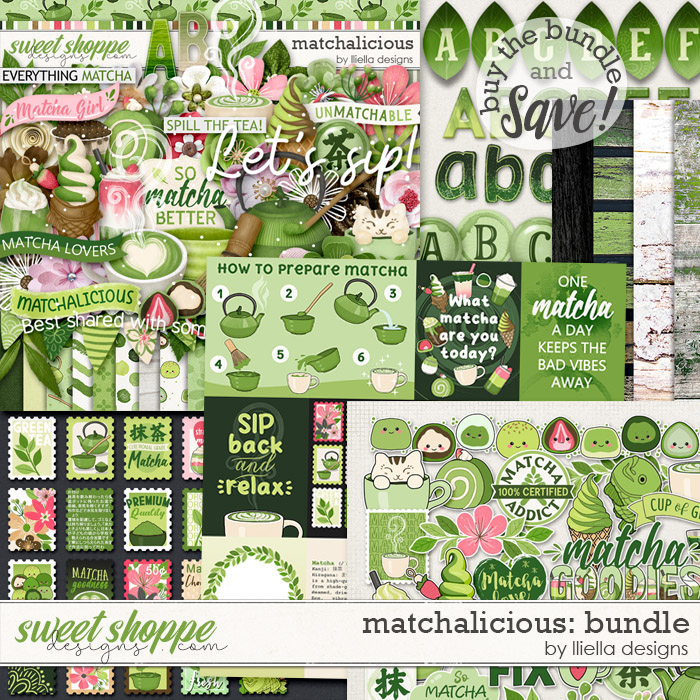 Matchalicious Bundle by lliella designs