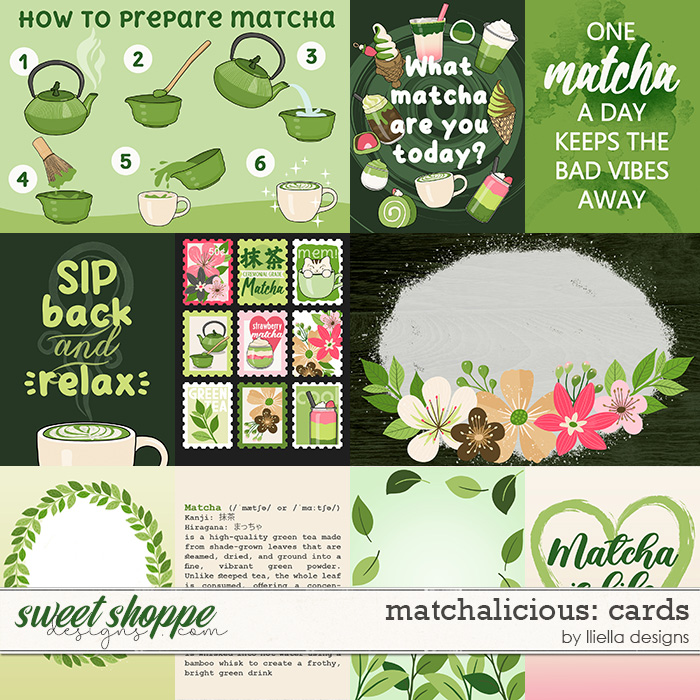 Matchalicious Cards by lliella designs Matchalicious Cards by lliella designs