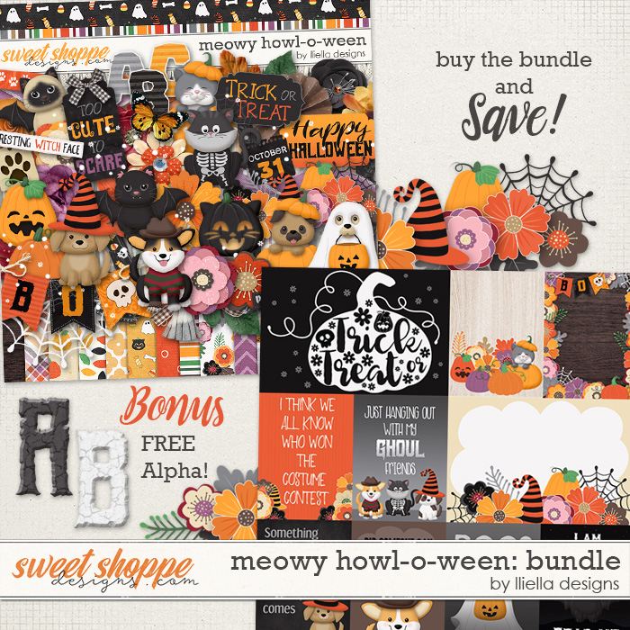 Meowy Howl-o-ween Bundle by lliella designs