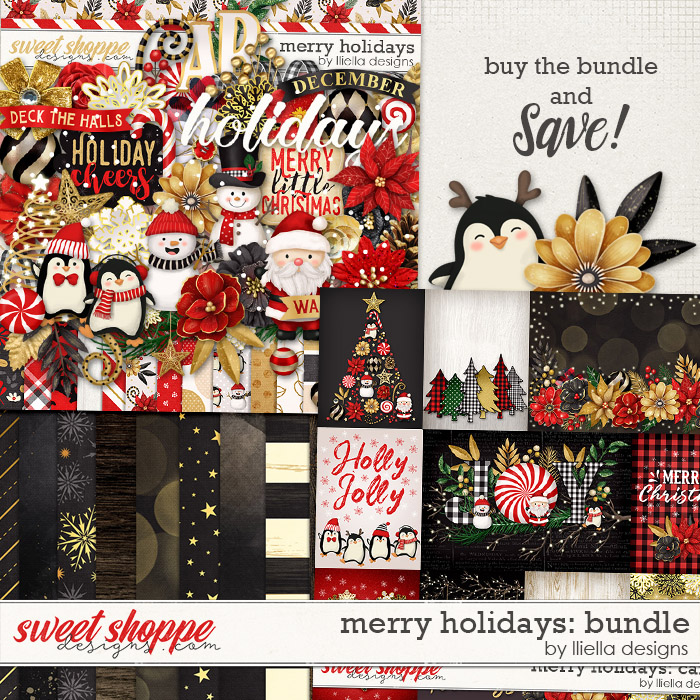 Merry Holidays Bundle by lliella designs