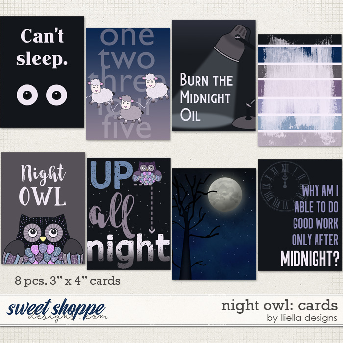 Night Owl: Cards by lliella designs