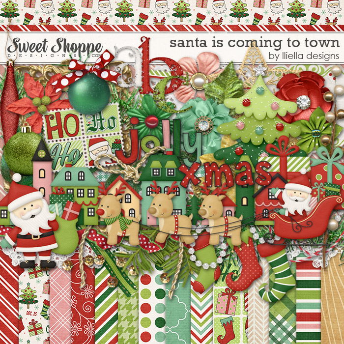 Santa is Coming to Town by lliella designs