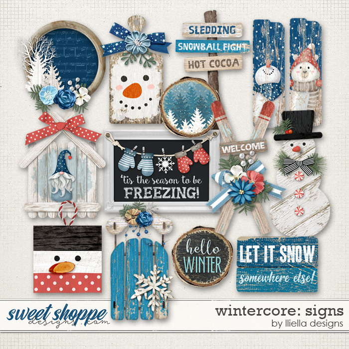 Wintercore Signs by lliella designs
