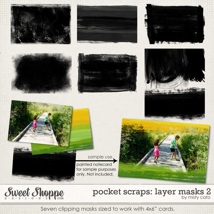 Pocket Scraps: Layer Masks 2 by Misty Cato Pocket Scraps: Layer Masks 2 by Misty Cato