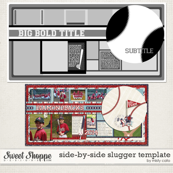 Side by Side Slugger Template by Misty Cato Side by Side Slugger Template by Misty Cato