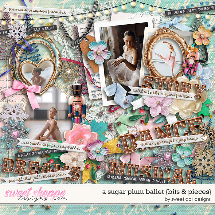 A Sugar Plum Ballet {bits & pieces} by Sweet Doll designs