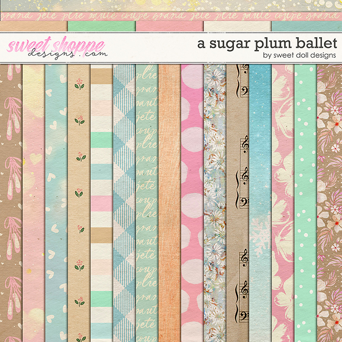 A Sugar Plum Ballet Papers by Sweet Doll designs