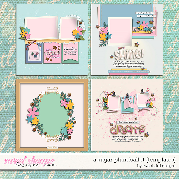 A Sugar Plum Ballet {templates} by Sweet Doll designs