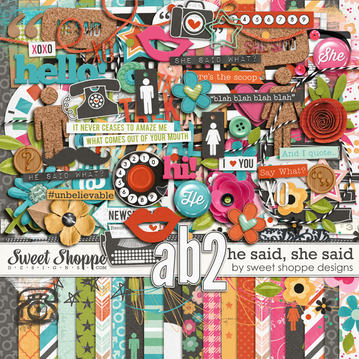 *FLASHBACK FINALE* He Said, She Said by Sweet Shoppe Designs