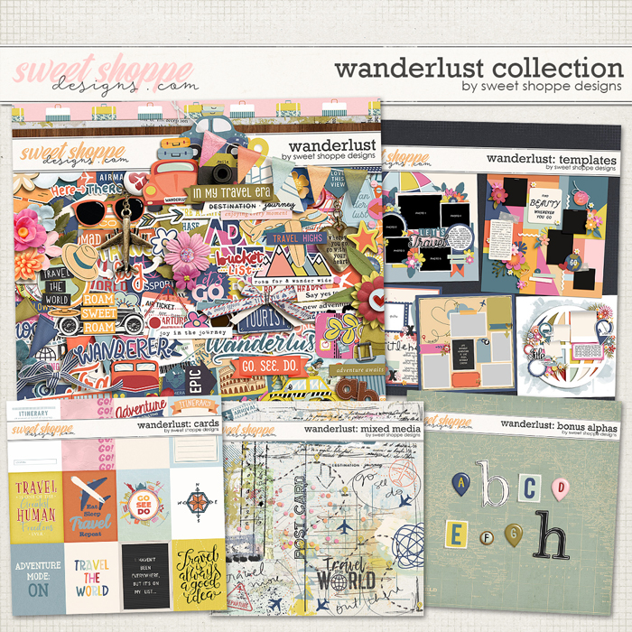 Wanderlust Collection by Sweet Shoppe Designs