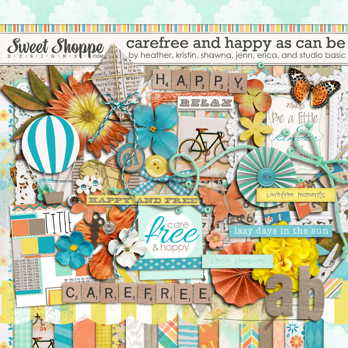  *OFFER EXPIRED* Sixlet #4 - Carefee & Happy As Can Be by Jenn, Shawna, Heather, Kristin, Erica & Studio Basic
