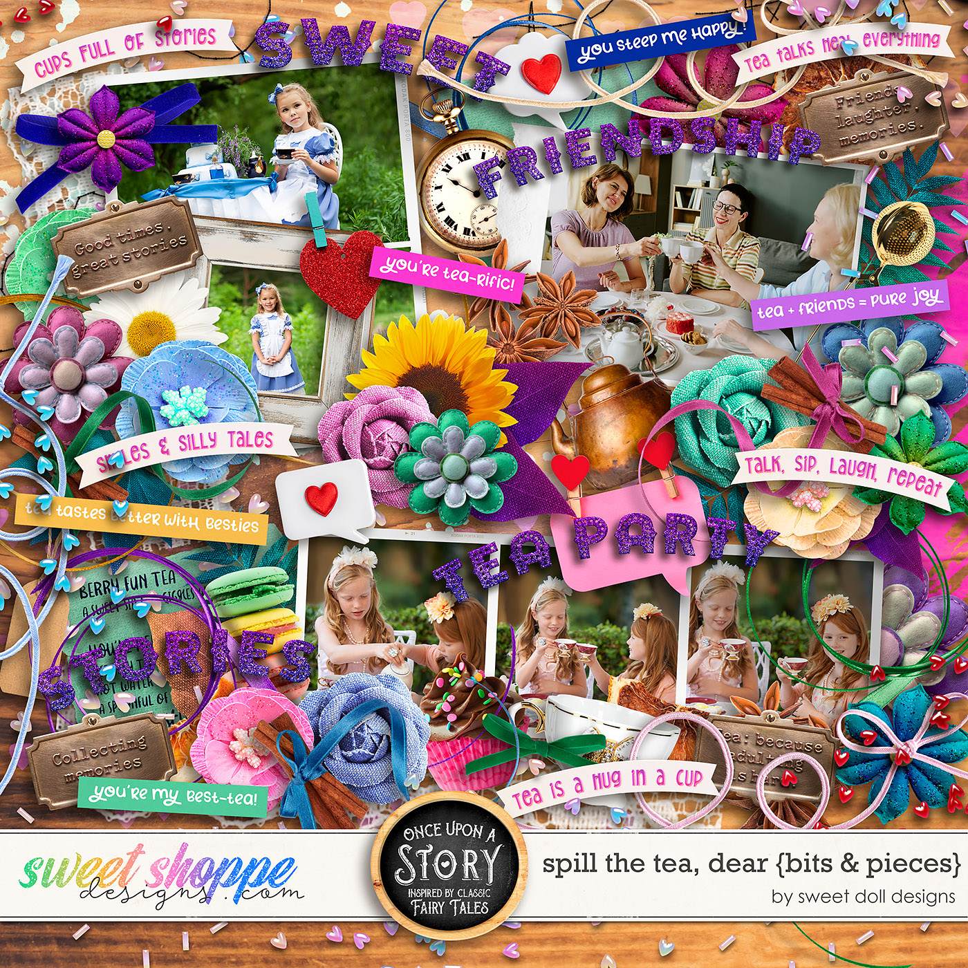 Once Upon a Story: Spill the Tea, Dear {bits & pieces} by Sweet Doll designs
