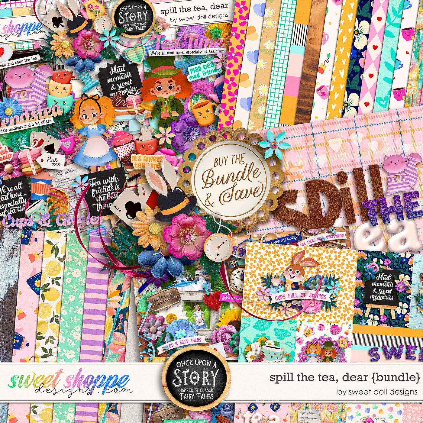 Once Upon a Story: Spill the Tea, Dear {bundle} by Sweet Doll designs