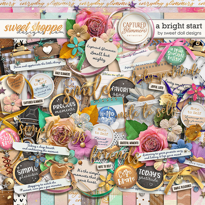 Captured Glimmers: A Bright Start Kit by Sweet Doll designs