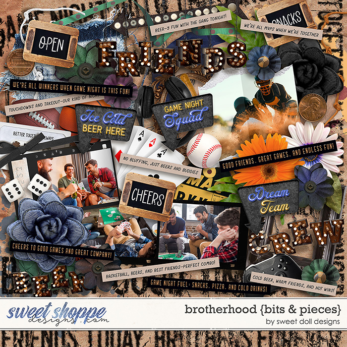 Brotherhood {bits & pieces} by Sweet Doll designs