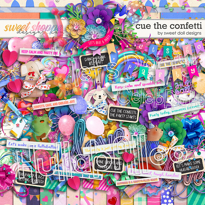 Cue the confetti Kit by Sweet Doll designs