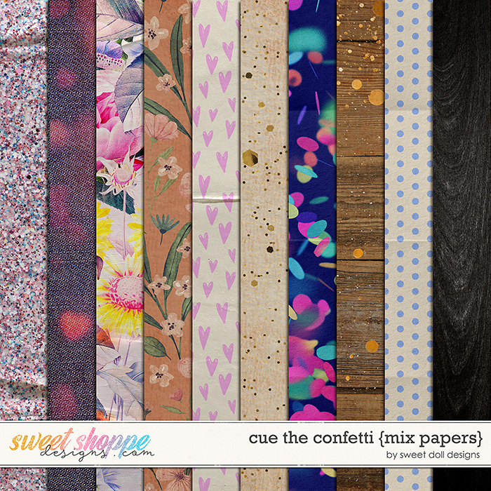 Cue the confetti {mix papers} by Sweet Doll designs