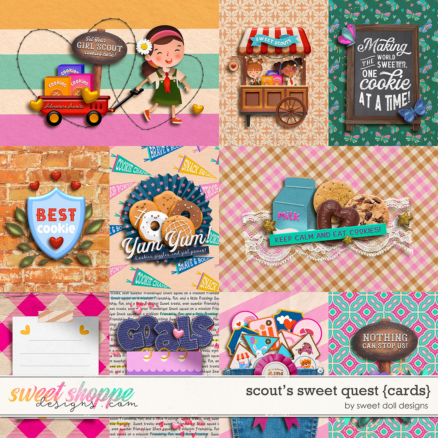Scout’s Sweet Quest {cards} by Sweet Doll designs