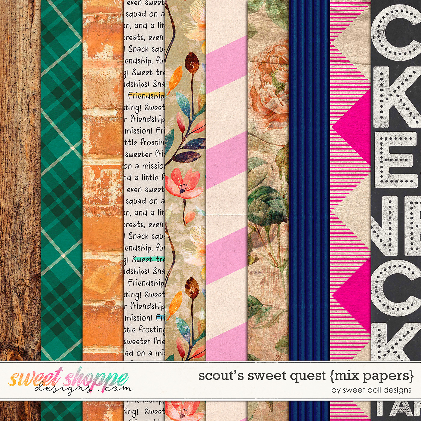 Scout’s Sweet Quest {mix papers} by Sweet Doll designs