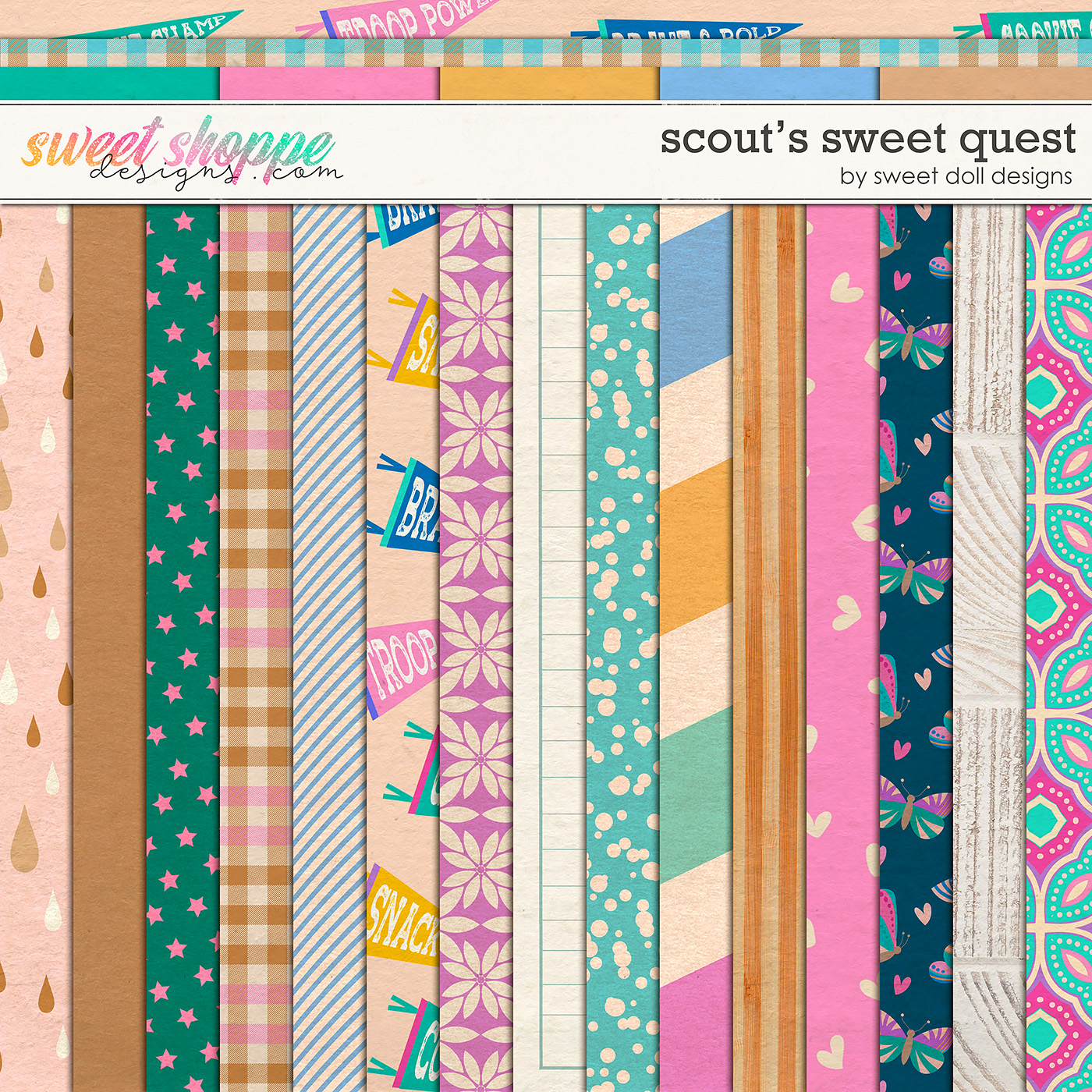 Scout’s Sweet Quest Papers by Sweet Doll designs