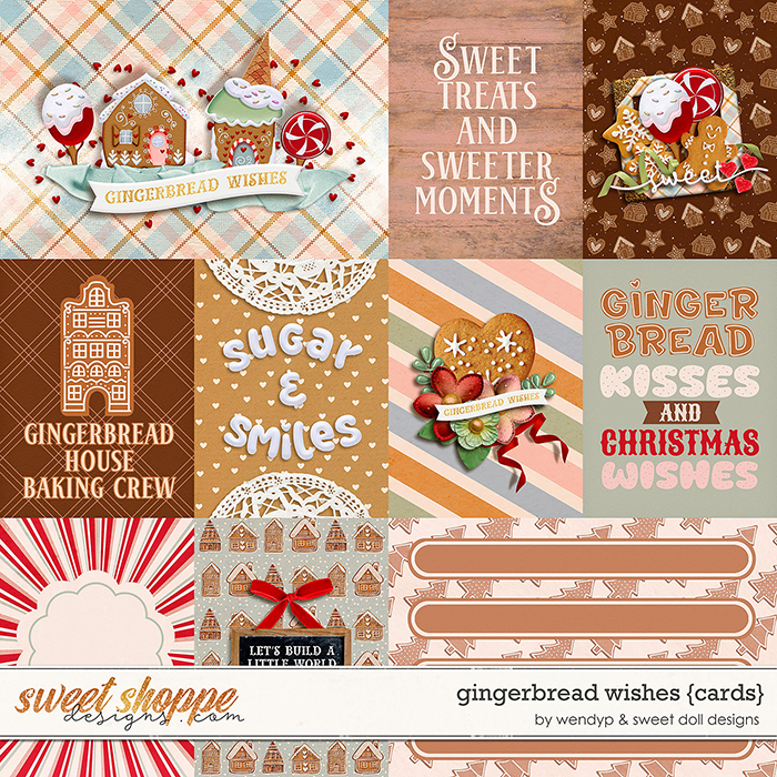 Gingerbead Wishes - Cards by Sweet Doll Designs & WendyP Designs