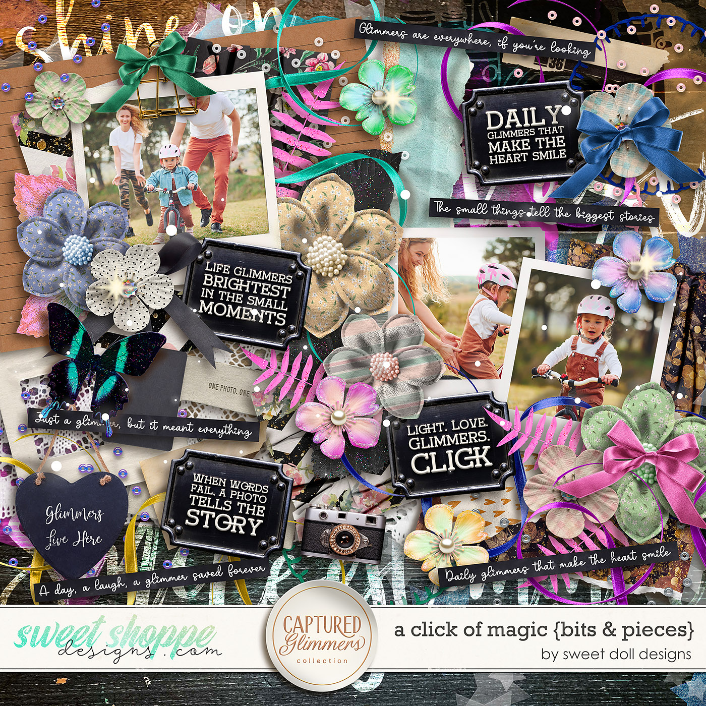 Captured Glimmers: A Click of Magic {bits & pieces} by Sweet Doll designs