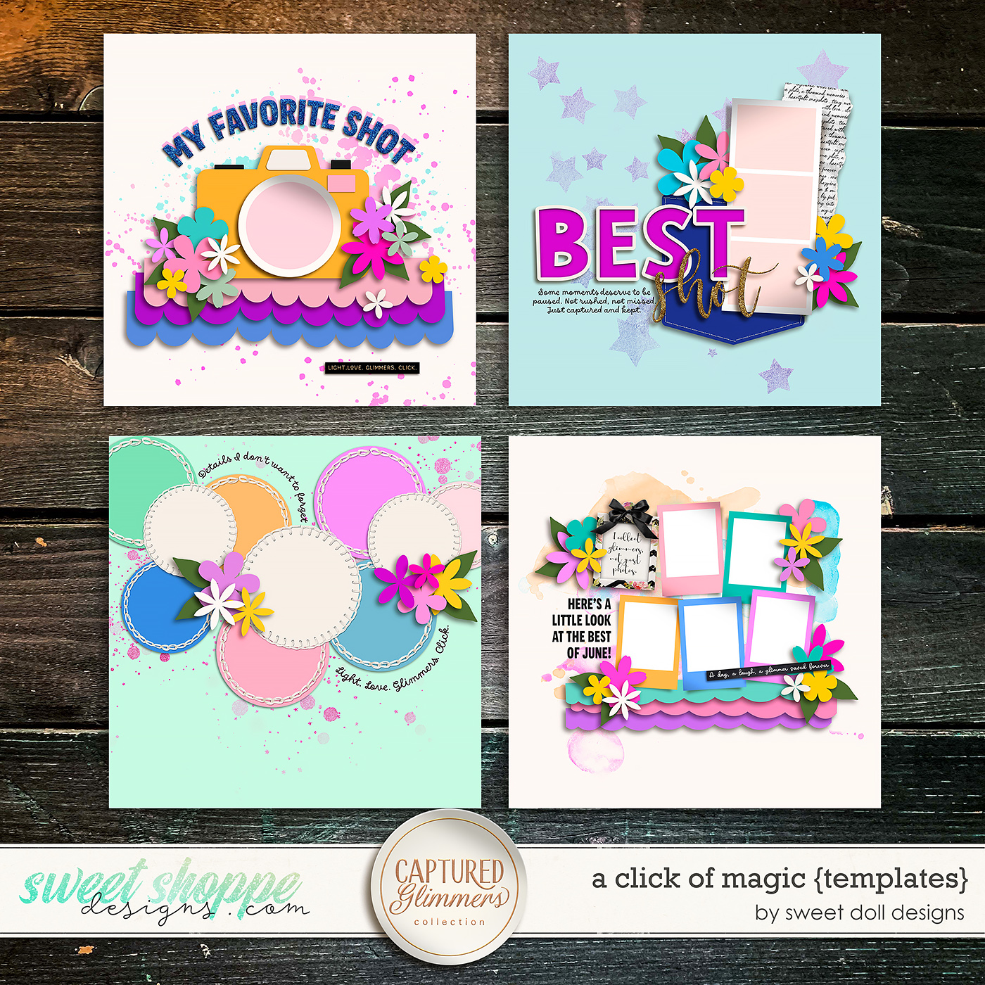 Captured Glimmers: A Click of Magic {templates} by Sweet Doll designs