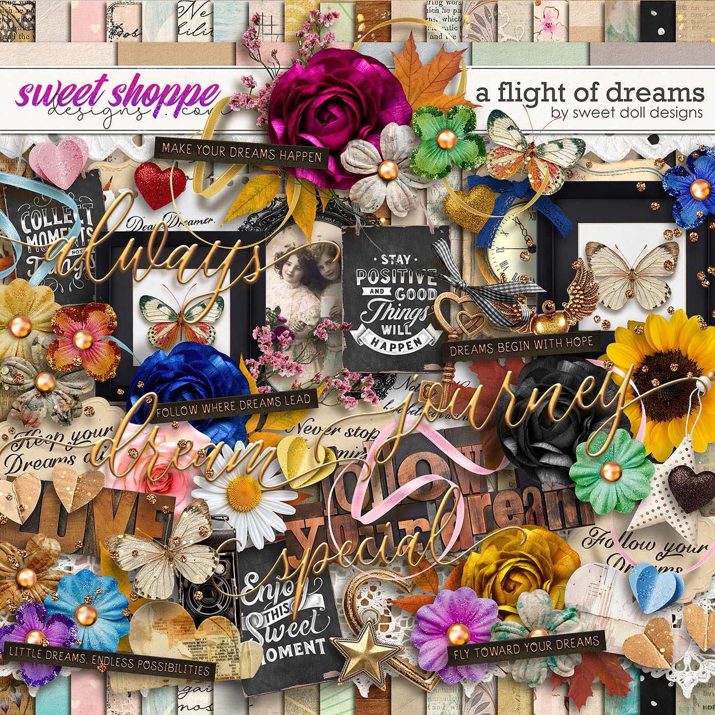 A Flight of Dreams {full kit} by Sweet Doll designs