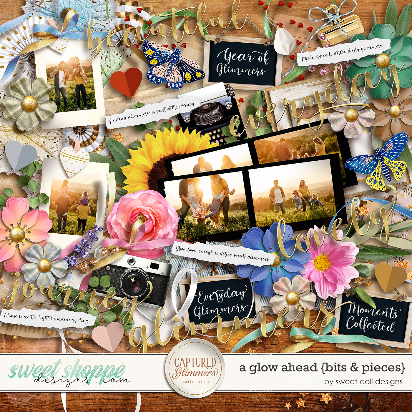 Captured Glimmers: A Glow Ahead {bits & pieces} by Sweet Doll designs Captured Glimmers: A Glow Ahead {bits & pieces} by Sweet Doll designs