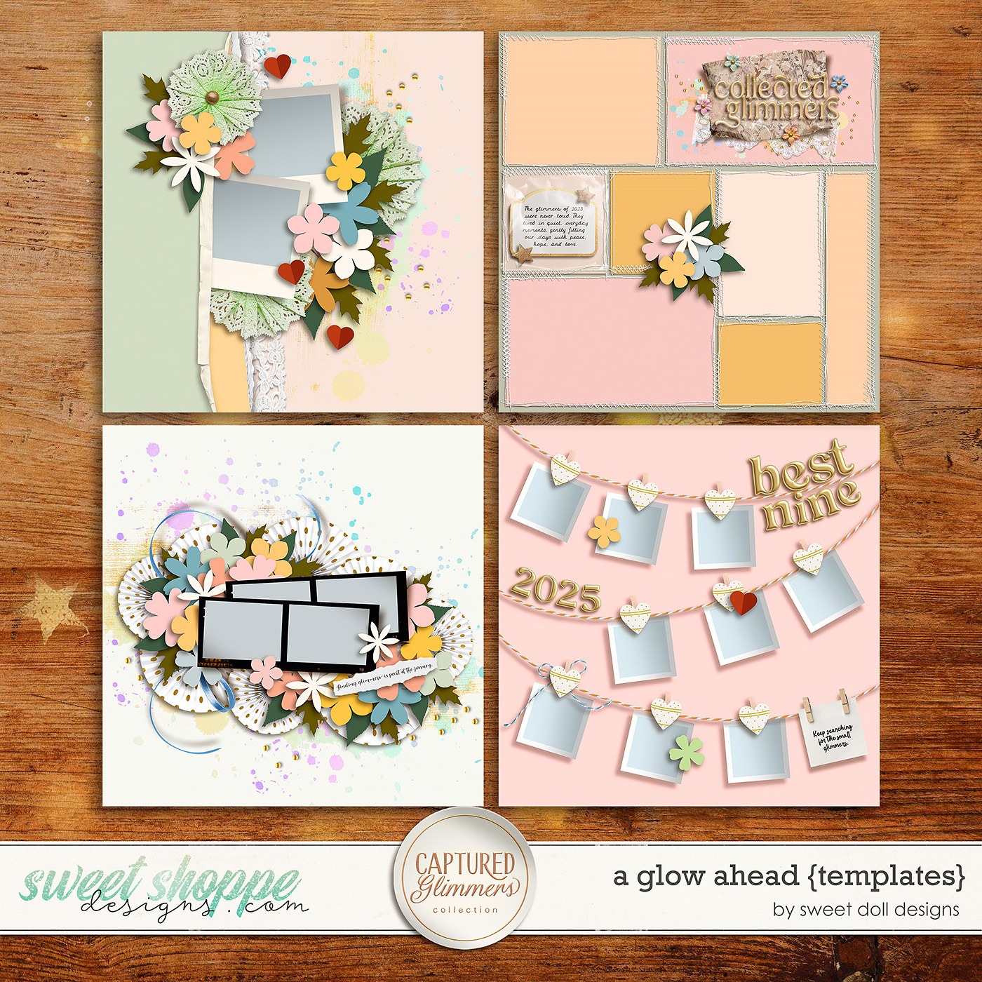 Captured Glimmers: A Glow Ahead {templates} by Sweet Doll designs