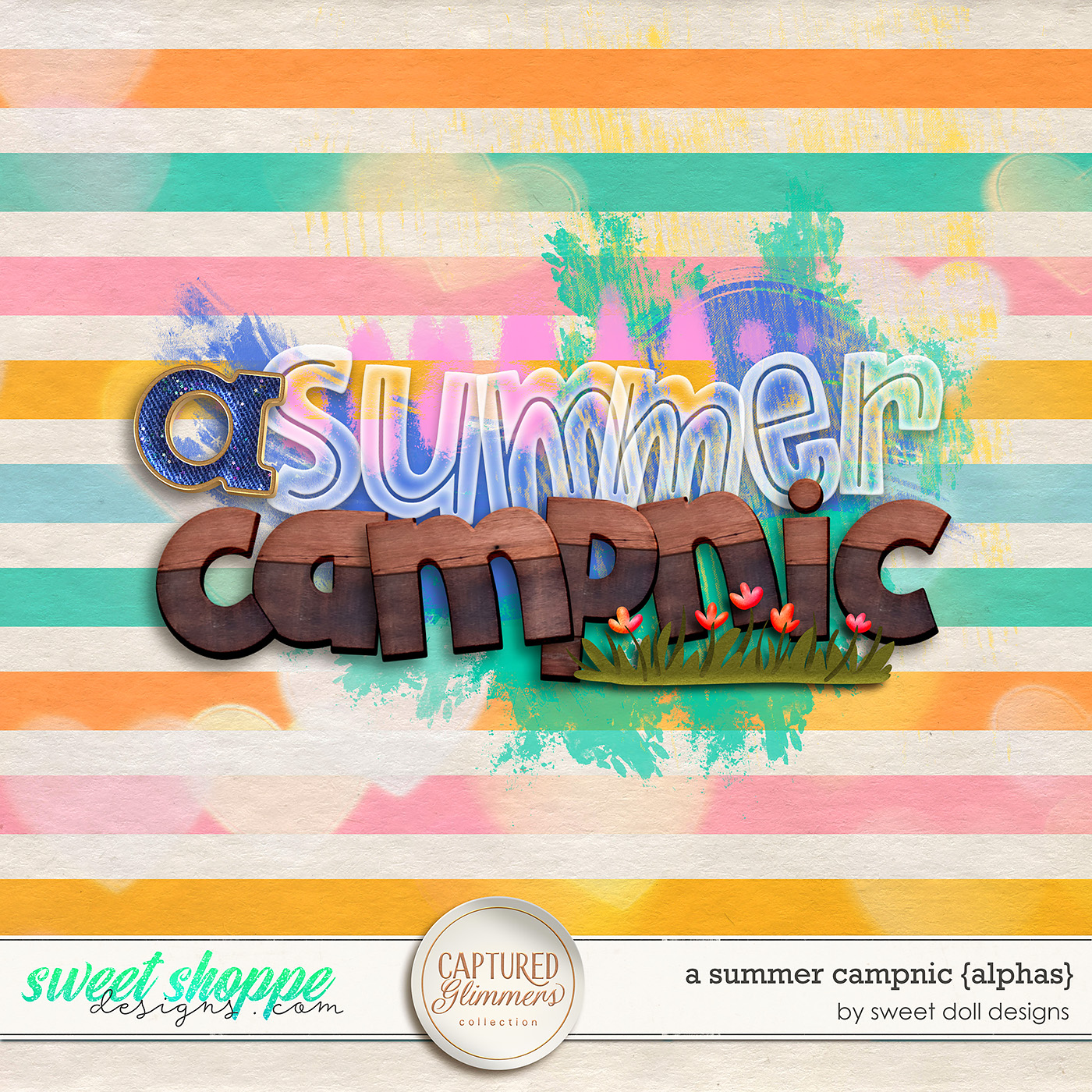 Captured Glimmers: A Summer Campnic {alphas} by Sweet Doll designs