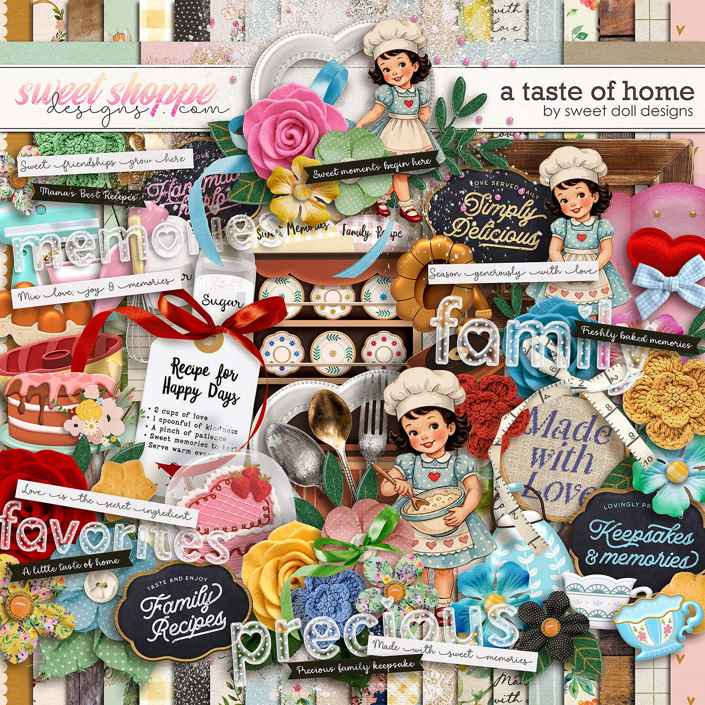 A Taste of Home {full kit} by Sweet Doll designs