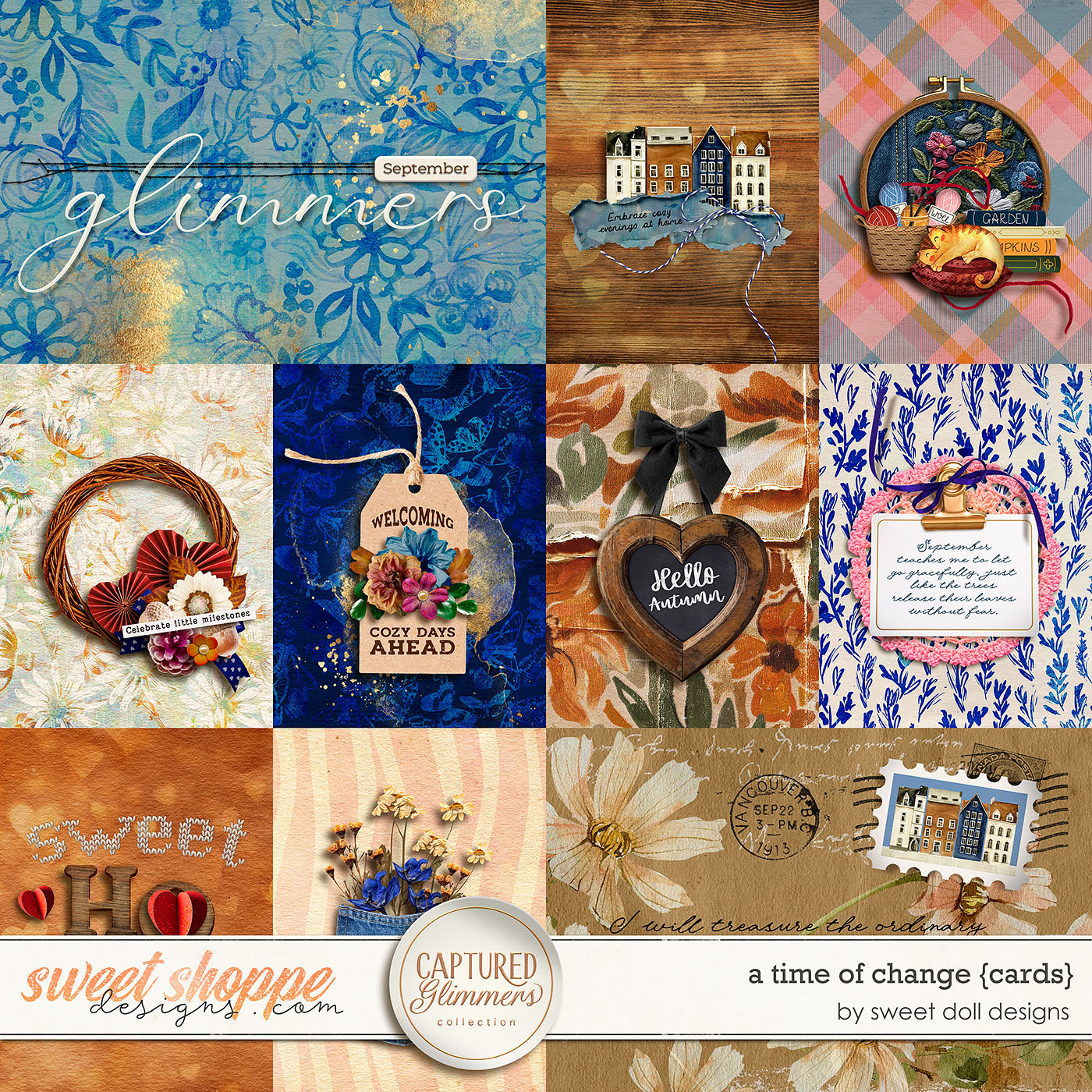 Captured Glimmers: A Time of Change {cards} by Sweet Doll designs Captured Glimmers: A Time of Change {cards} by Sweet Doll designs