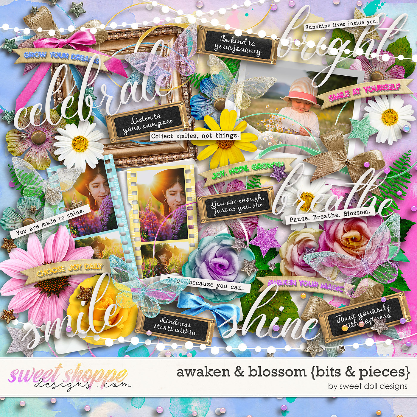 Awaken & Blossom {bits & pieces} by Sweet Doll designs